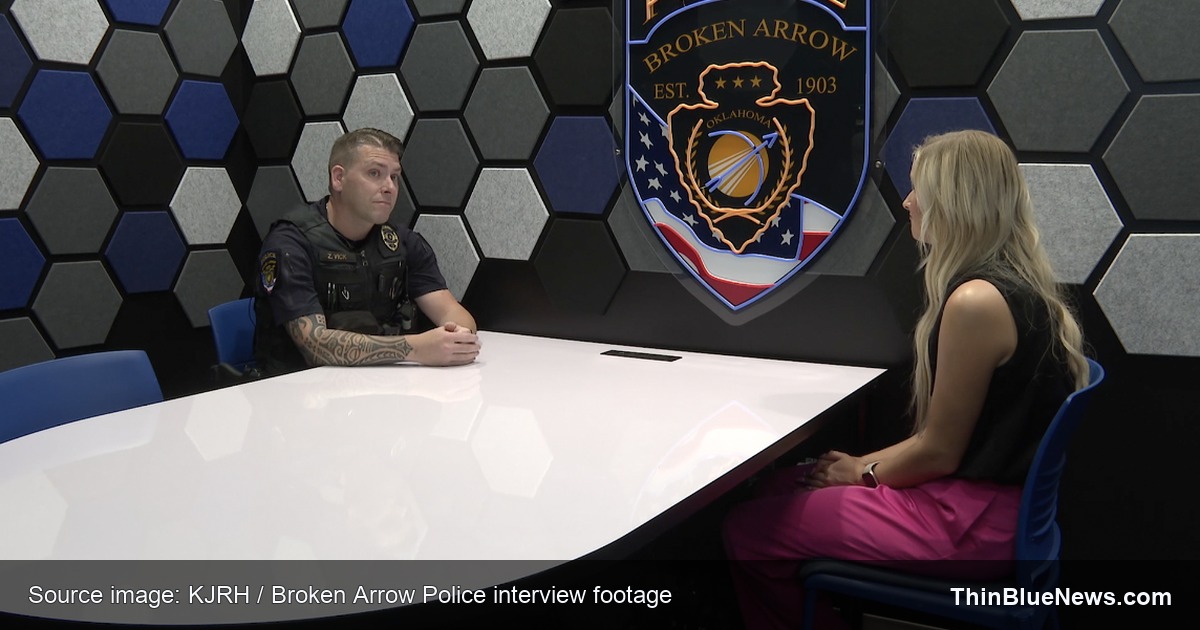 Broken Arrow Officer Jumps Into Pond to Save Boy From Drowning