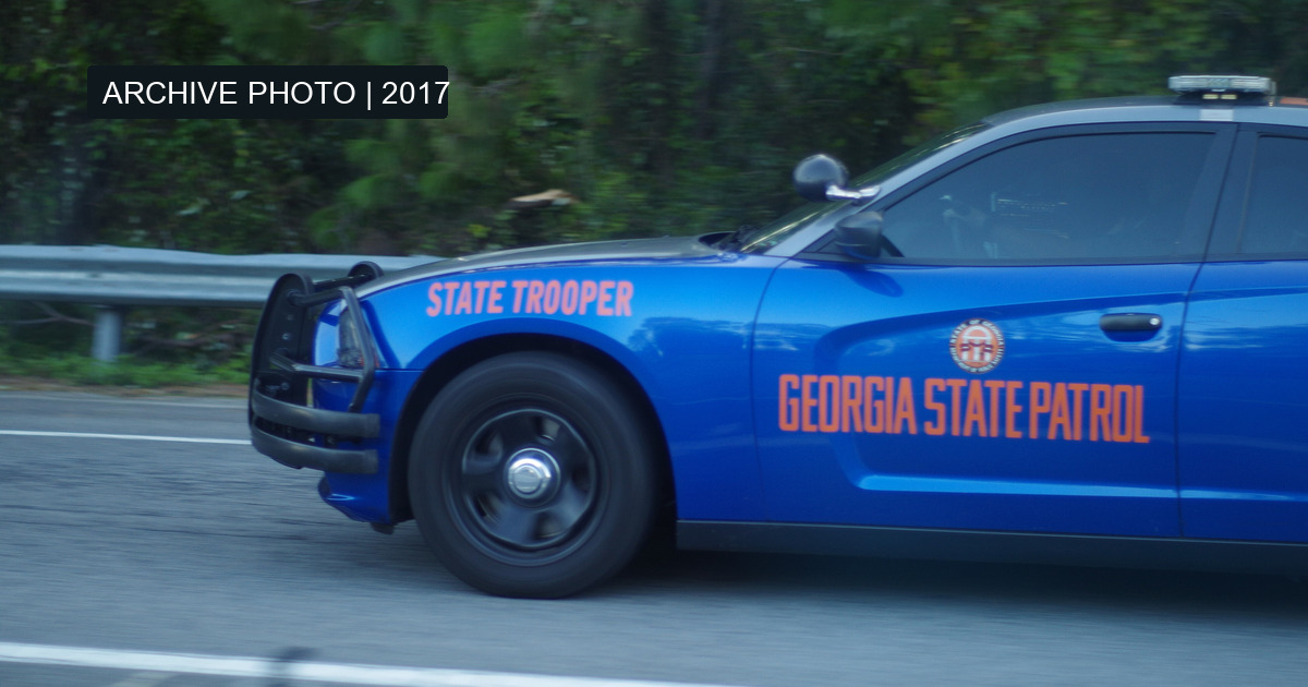 Contextual archive photograph of a Georgia State Patrol car in 2017; not the digital-ID rollout, a reader demonstration or a current traffic stop.